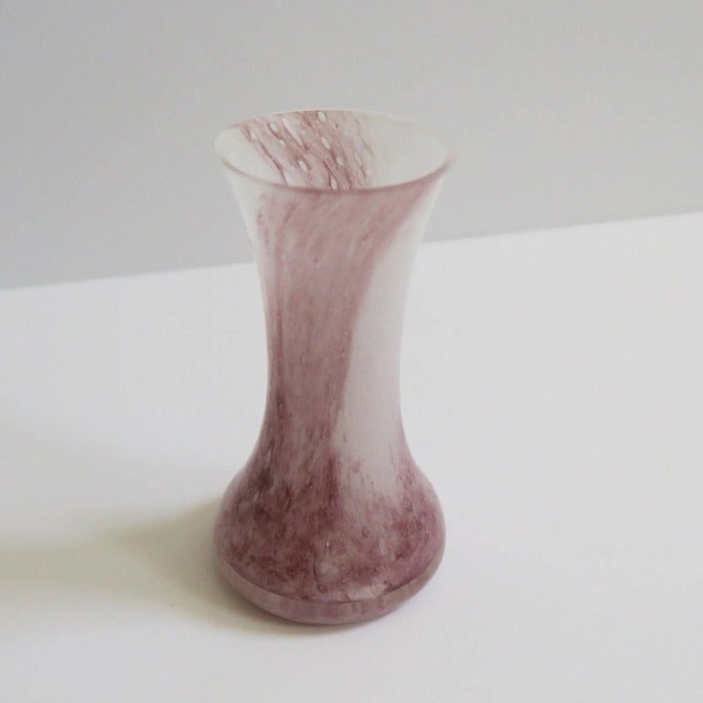 Mini Hand Blown Glass Vase Home Decor Makeup Brush - Picture 3 of 8